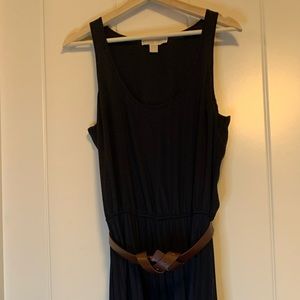 MICHAEL Michael Kors Maxi Dress with Brown Belt